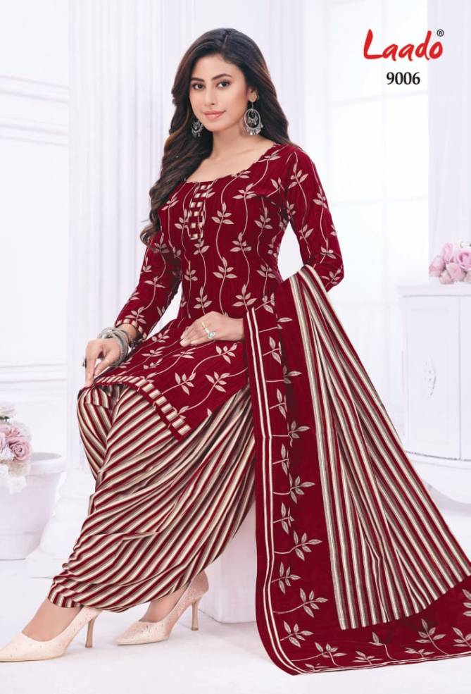 Nadiya Patiyala Vol 9 By Laado Heavy Pure Cotton Dress Material Wholesale Market In Surat
